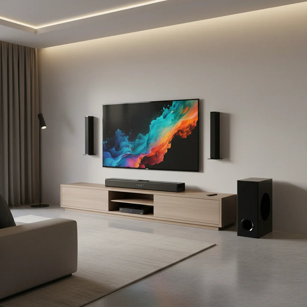 Samtronic  240W 5.1 Soundbar 3D Surround Soundbar for TV with  Subwoofer, Home Theater TV Speakers Sound bar