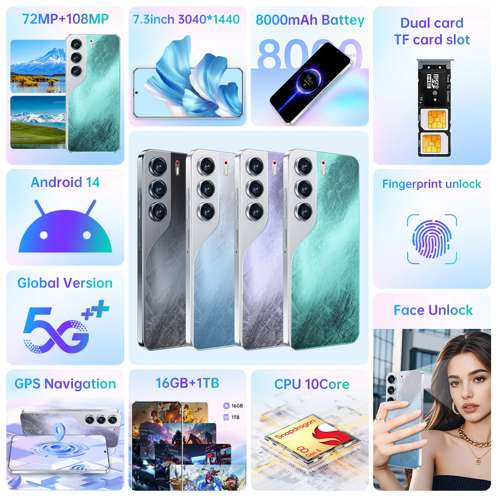Original Camon 40 Pro Power Techno 1TB Camon40 Pro Octa-core 6.2inch 12+256GB/512GB 5G Smartphones 6800mAh 108MP Mobile Phone