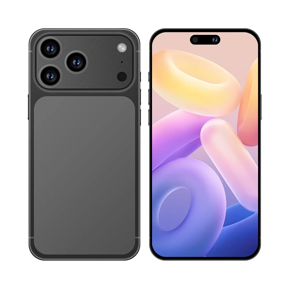 Unclocked I New Phone 17 Pro Max 5G Smartphone 64MP Triple Camera 12GB+512GB 4800mAh Wireless Charge Global Version Cellphone