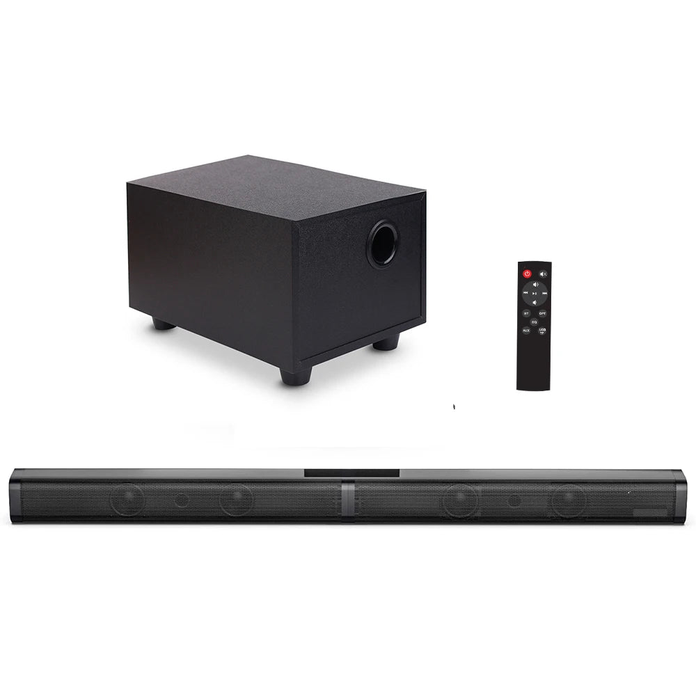 Samtronic100W TV Soundbar Detachable Wireless Speakers Subwoofers Wired Home Theater 3D Stereo Sound Bar Support Optical RCA AUX