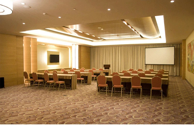 150 Inch Foldable Fast Fold Projection Screen Floor Standing Home Theater Office 4:3 4K Portable White Outdoor Projector Screen