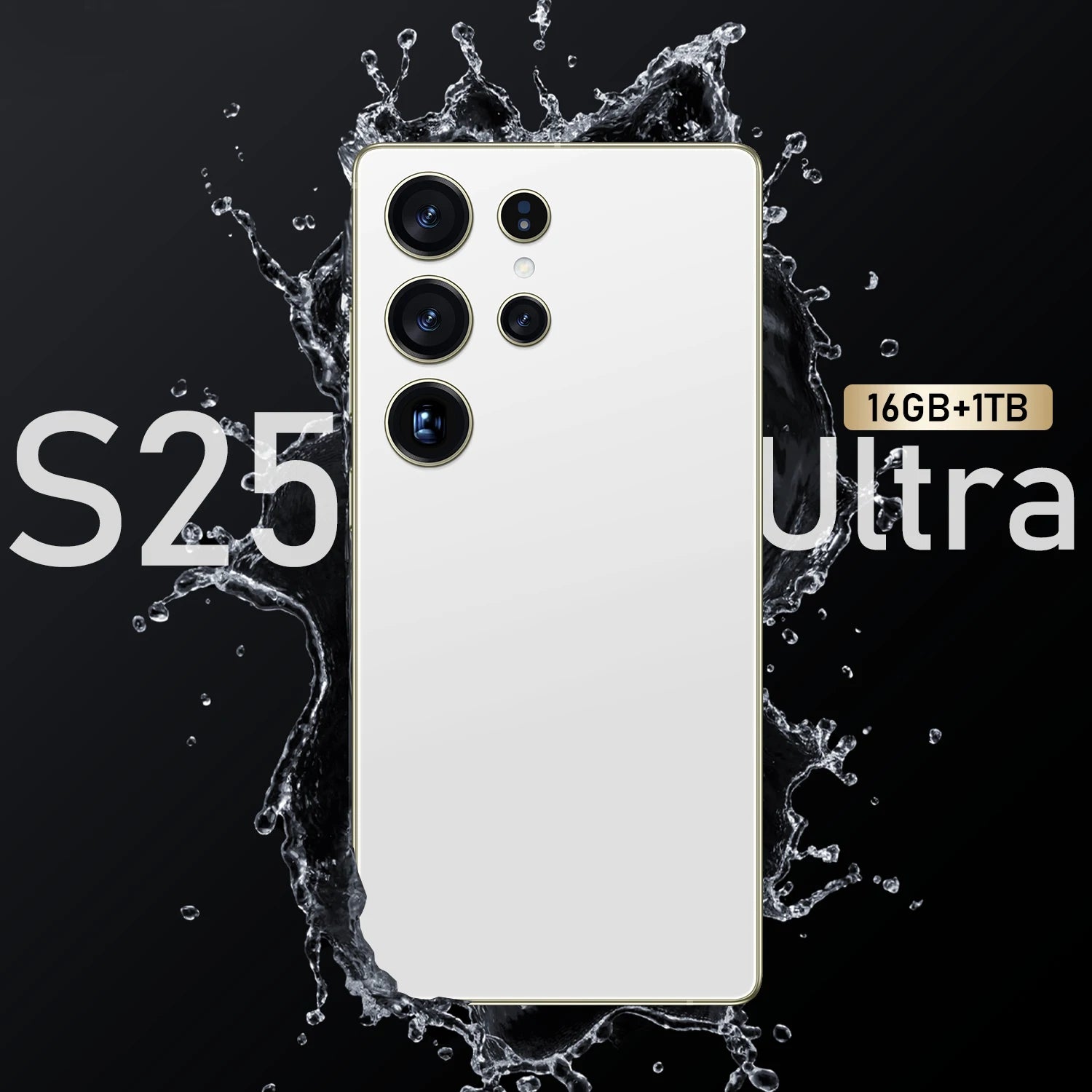 Global Version S25 Ultra 5G Smartphone Android 16 16GB+1TB 7.3 Inch 72+108MP HD Beauty Camera Unlocked Gaming Mobile Phone