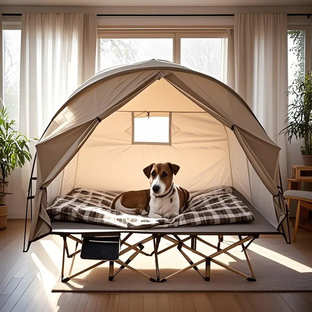 1-Person Portable Camping Cot Tent BC Tent Folding Design CXZ-884 Off-Ground Tent for Solo Use Outdoor Cot Bed