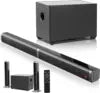 Samtronic100W TV Soundbar Detachable Wireless Speakers Subwoofers Wired Home Theater 3D Stereo Sound Bar Support Optical RCA AUX