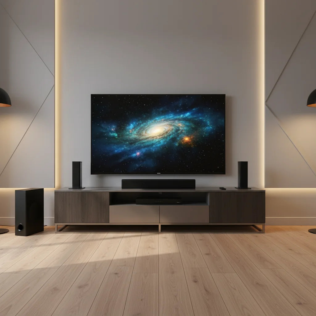 Samtronic  240W 5.1 Soundbar 3D Surround Soundbar for TV with  Subwoofer, Home Theater TV Speakers Sound bar