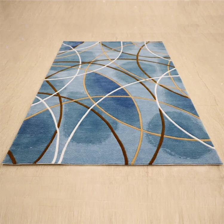 Oem Super Soft Living Room Custom Area Hand Made Rugs Carpet China Rugs Modern