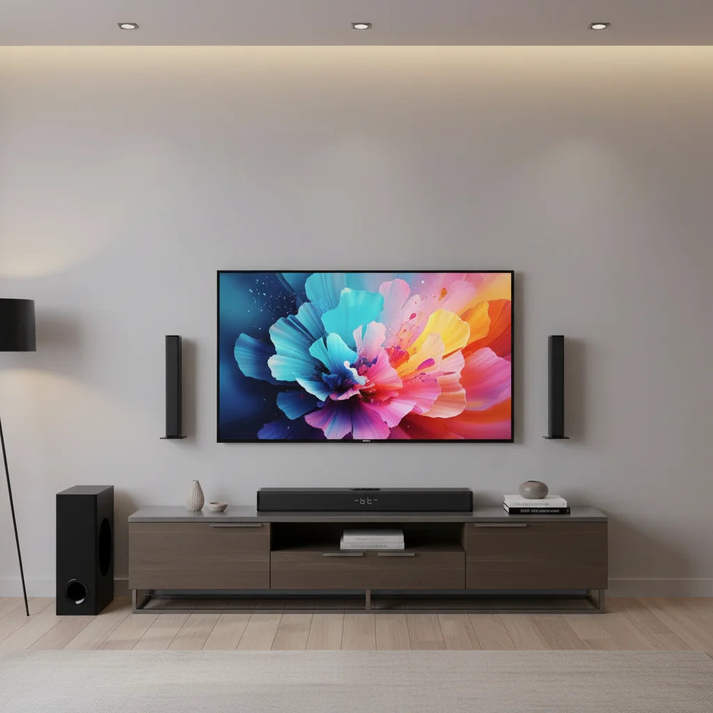 Samtronic  240W 5.1 Soundbar 3D Surround Soundbar for TV with  Subwoofer, Home Theater TV Speakers Sound bar