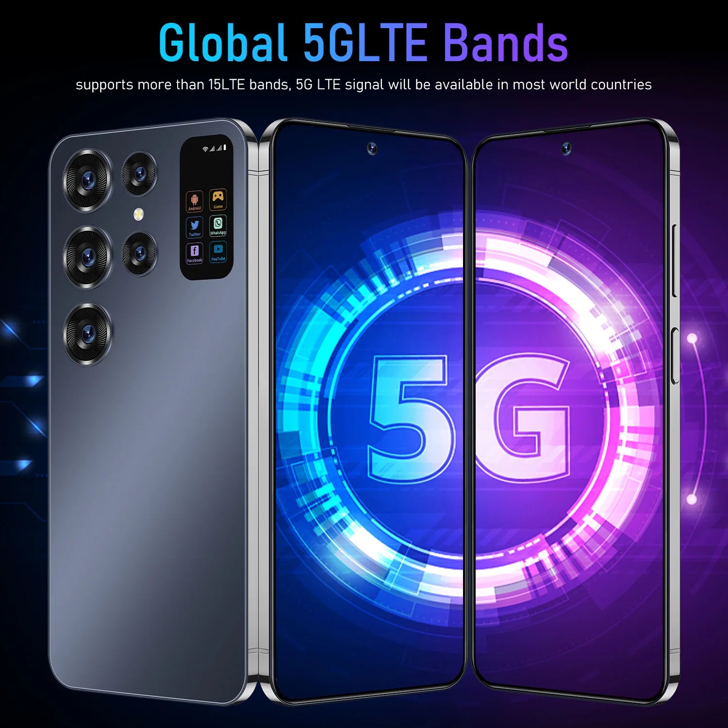 New Hot-Selling 5g Smartphone 7.3inch Dual Sim Card Dual Standby Mobile Phone