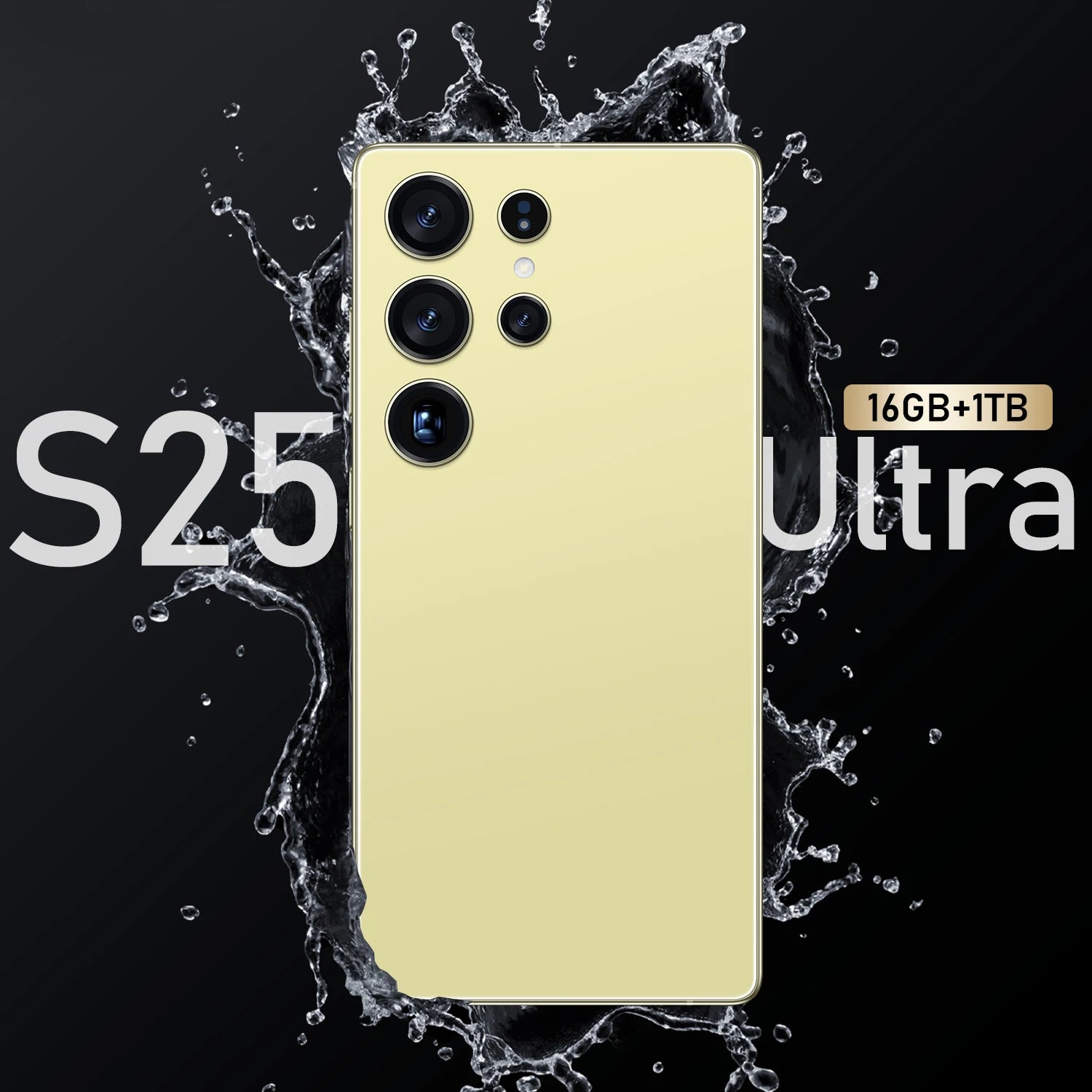 Global Version S25 Ultra 5G Smartphone Android 16 16GB+1TB 7.3 Inch 72+108MP HD Beauty Camera Unlocked Gaming Mobile Phone