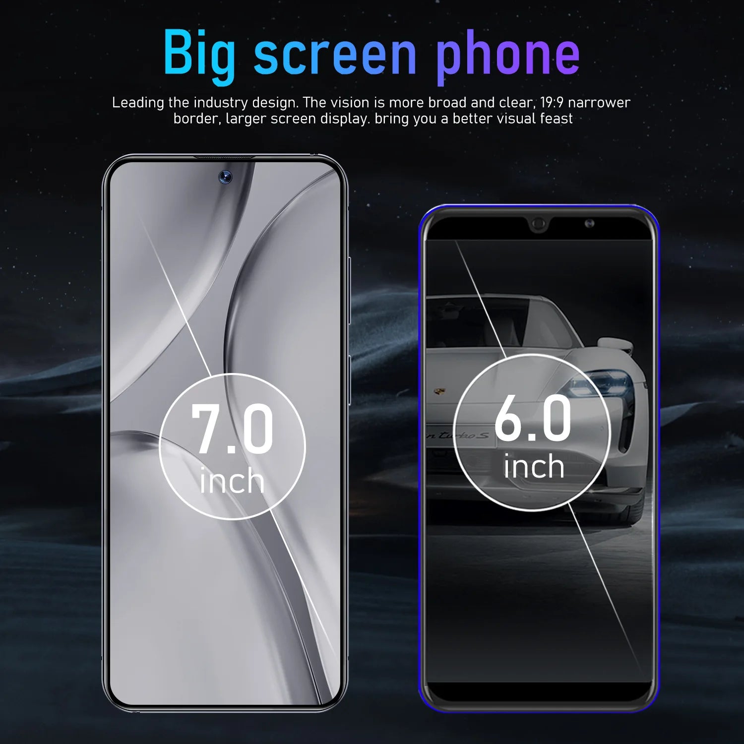 New Hot-Selling 5g Smartphone 7.3inch Dual Sim Card Dual Standby Mobile Phone